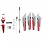 Syma Full Set Replacement Parts for Syma S107 RC Helicopter,Main Blades,Main B4
