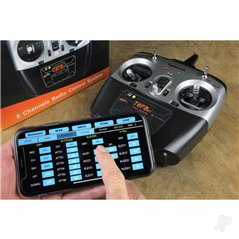 RadioLink T8FB 2.4GHz 8-Channel Transmitter with Bluetooth and 2x R8EF Receivers (Mode 1)