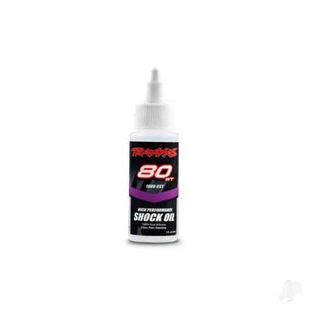 Traxxas Oil, shock (80 wt, 1,000 cSt, 60cc) (Silicone)