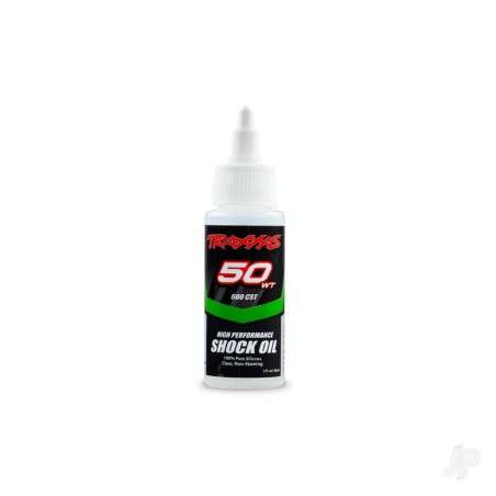 Traxxas Oil, shock (50 wt, 600 cSt, 60cc) (Silicone)
