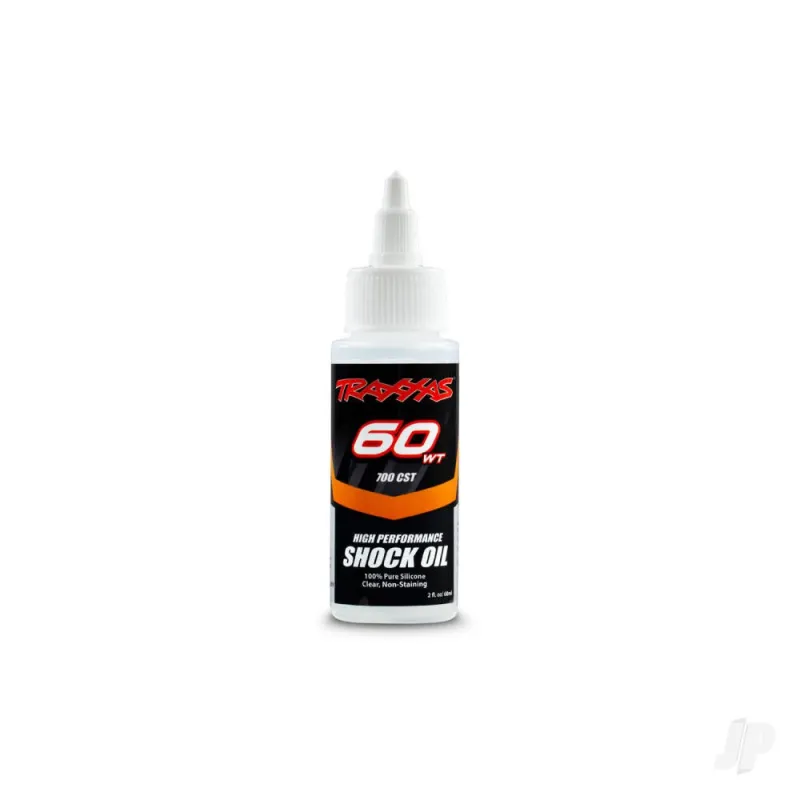 Traxxas Oil, shock (60 wt, 700 cSt, 60cc) (Silicone)