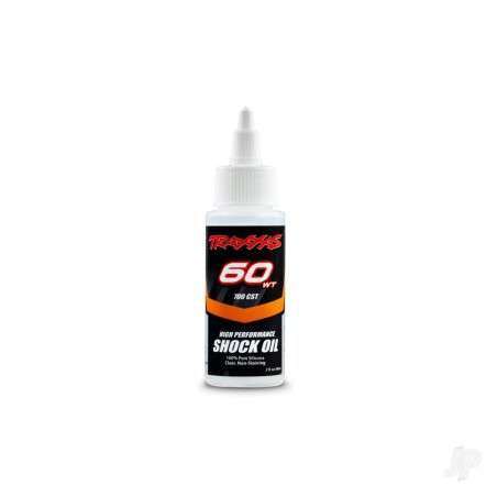 Traxxas Oil, shock (60 wt, 700 cSt, 60cc) (Silicone)