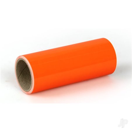 Oracover 2m ORATRIM Fluorescent Red Orange (9.5cm width)