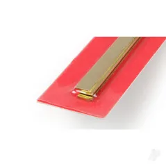K&S 6mm Brass Strip 1mm Thick (300mm long) (3 pcs)