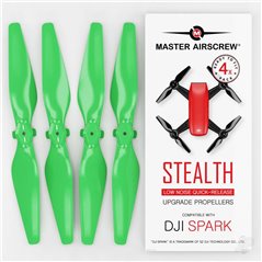 Master Airscrew 4.7x2.9 DJI Spark STEALTH Upgrade Propeller Set, 4x Green