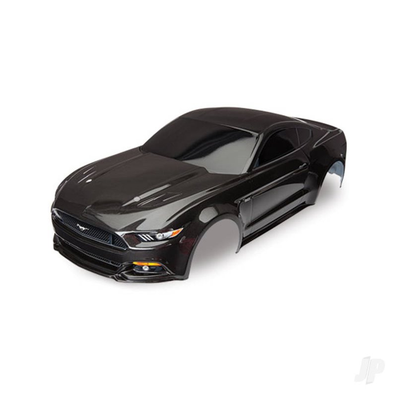 Traxxas Body, Ford Mustang, black (painted, decals applied)