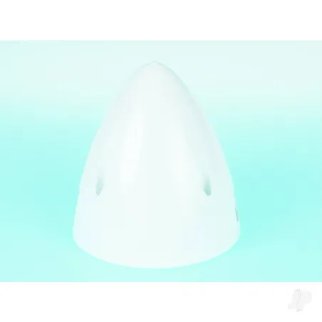 Dubro 3in Spinner, White (1 pc per package)