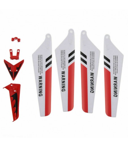 Syma Full Set Replacement Parts for Syma S107 RC Helicopter,Main Blades,Main B4