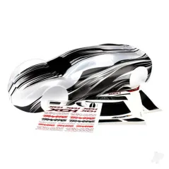 Traxxas Body, XO-1, ProGraphix (graphics are printed, requires paint & final colour application) / wing / wing uprights (2 pcs) 
