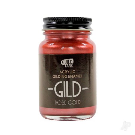 Guild Lane GILD Acrylic Gilding Enamel Paint, Rose Gold (60ml Jar)