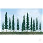 JTT Scenic Conifer, 1in to 2in, Z-Scale, (55 per pack)