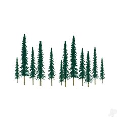JTT Scenic Conifer, 1in to 2in, Z-Scale, (55 per pack)