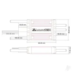 ZTW Gecko 125A SBEC ESC (2-6 Cells)
