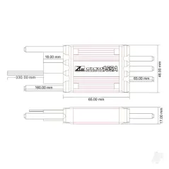 ZTW Gecko 155A SBEC ESC (2-6 Cells)