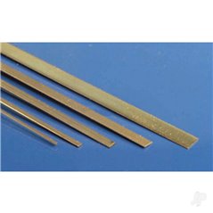 K&S 3/16in Brass Flat Bar 1/64in Thick (12in long)