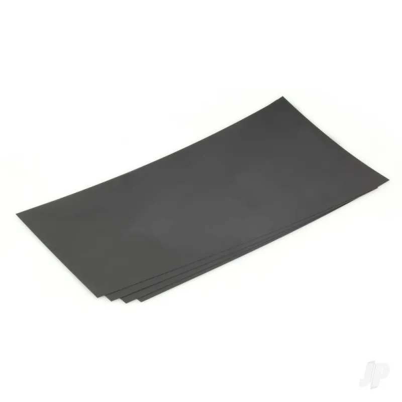 Evergreen 6x12in (15x30cm) Black Sheet .080in Thick (1 sheet per pack)