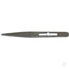 Excel 4.75in Sharp Pointed Stainless Steel Tweezers (Carded)