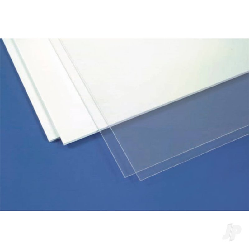 Evergreen 6x12in (15x30cm) Clear Sheet .015in Thick (2 Sheet per pack)