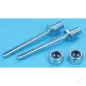 Dubro 1-1/4in L x 5/32in diameter Axle Shaft (2 pcs per package)
