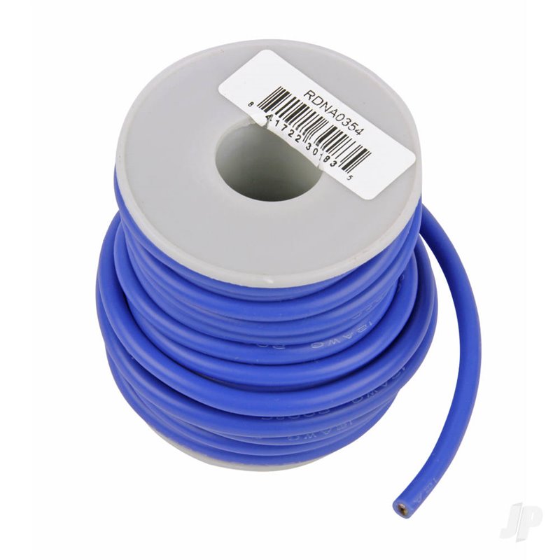 Radient Silicone Wire, 12ga, 1062 Strand, 25ft Blue