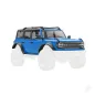 Traxxas Body, Ford Bronco (2021), complete, blue (includes grille, side mirrors, door handles, fender flares, windshield wipers,