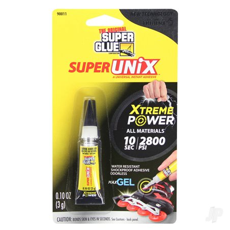 Super Glue Super Unix Gel Adhesive (0.10oz, 3g)
