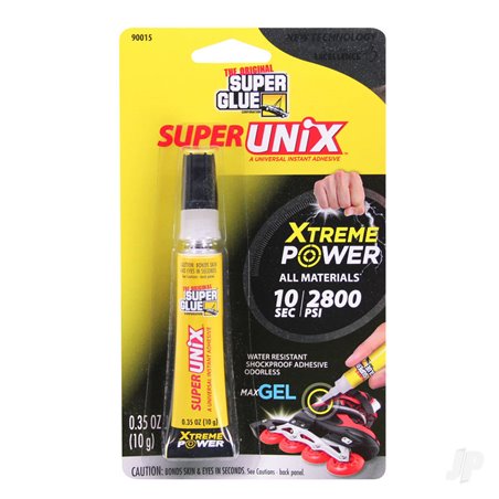 Super Glue Super Unix Gel Adhesive (0.35oz, 10g)