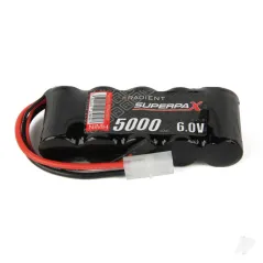 Radient NiMH 6.0V 5000mAh SC Flat, Rx, TAM / JR