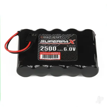 Radient NiMH 6.0V 2500mAh AA SBS-Flat, Rx-JR