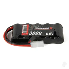 Radient NiMH 6.0V 3000mAh SC Flat, Rx, TAM / JR
