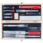 Excel Deluxe Wooden Knife & Tool Set (Boxed)