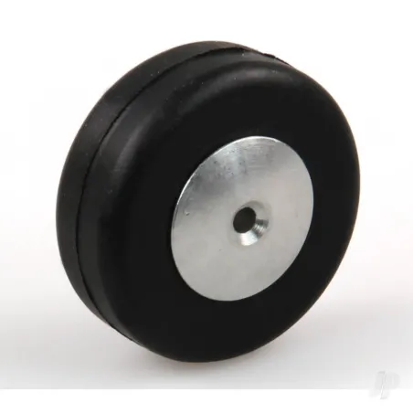 Dubro 1-1/2in diameter Tailwheel, 1/4 scale (1 each per card)