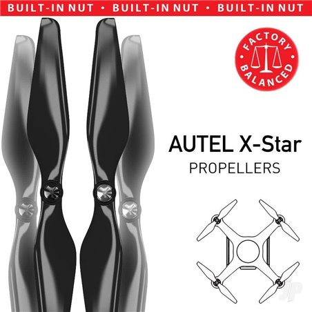 Master Airscrew 9.4x5 MR AU Propeller C Set x4 Black for AUTEL X Star