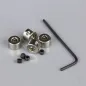 Dubro Dura-Collars 5/32in (4 pcs per package) Dubro Dura-Collars 5/32in (4 pcs per package)