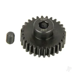 Radient Pinion Gear, 48P, Steel 28T
