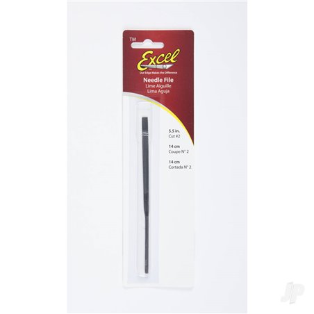 Excel 5.5in (13.97cm) Equivalent Needle File, Cut 2 (Carded)