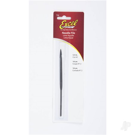 Excel 5.5in (13.97cm) Half-Round Needle File, Cut 2 (Carded)