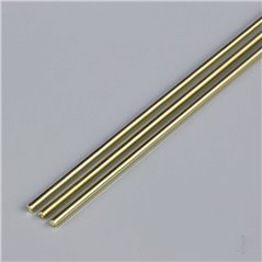 K&S 1/16in Brass Round Rod (36in long) (2 per Sleeve) (Bulk Pack of 5 Sleeves)