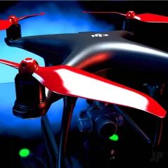 Master Airscrew MR-PH Stealth 9.5x5.7 Prop Set x4 Red for DJI PHANTOM 4 gen.