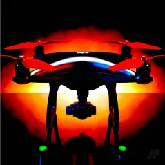 Master Airscrew MR-PH Stealth 9.5x5.7 Prop Set x4 Red for DJI PHANTOM 4 gen.