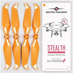 Master Airscrew MR-PH Stealth 9.5x5.7 Prop Set x4 Orange for DJI PHANTOM 4 gen.