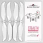 Master Airscrew MR-PH Stealth 9.5x5.7 Prop Set x4 White for DJI PHANTOM 4 gen.