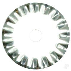 Excel 28mm Wave Rotary Blades (2 pcs) (Carded)