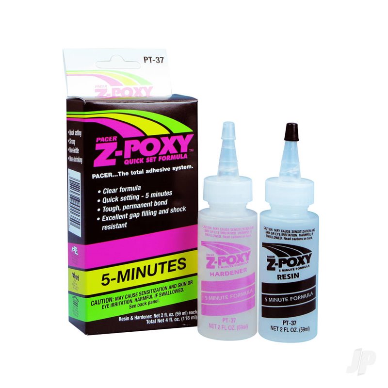 Zap PT37 Z-Poxy 5 Minute Epoxy 4oz (Box of 6)