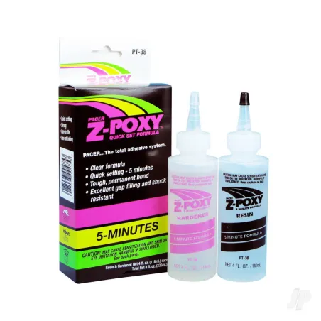 Zap PT38 Z-Poxy 5 Minute Epoxy 8oz (Box of 6)