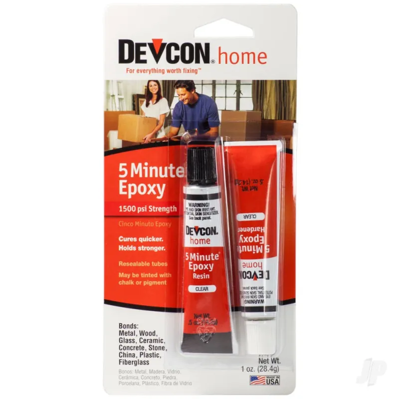 Devcon 5 Minute Epoxy (2x .5oz Tubes)