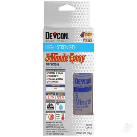 Devcon 5 Minute Epoxy (9oz Bottle)