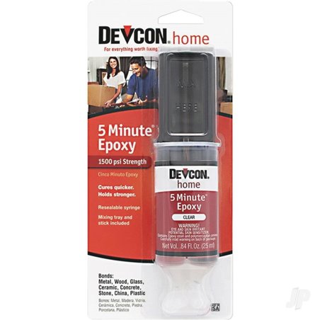 Devcon 5 Minute Epoxy (25ml Syringe) (not clear)