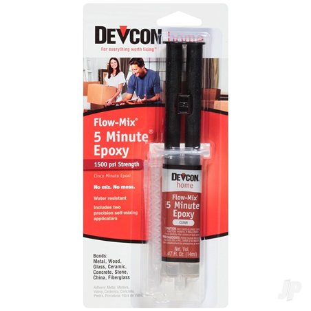 Devcon 5 Minute Epoxy Flow-Mix (14ml Syringe)