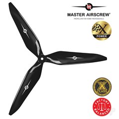 Master Airscrew 13x12 3X Power X-Class Giant Racing Drone Propeller (CW) Reverse/Pusher Black